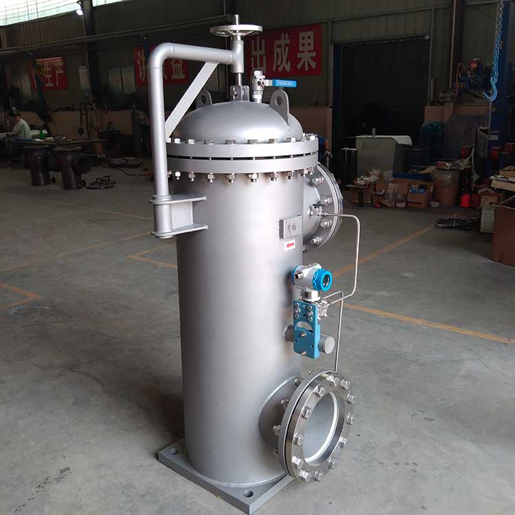 華豫供應(yīng)DN250-PN16過濾器 液體除雜質(zhì)用 內(nèi)置4支不銹鋼濾網(wǎng)